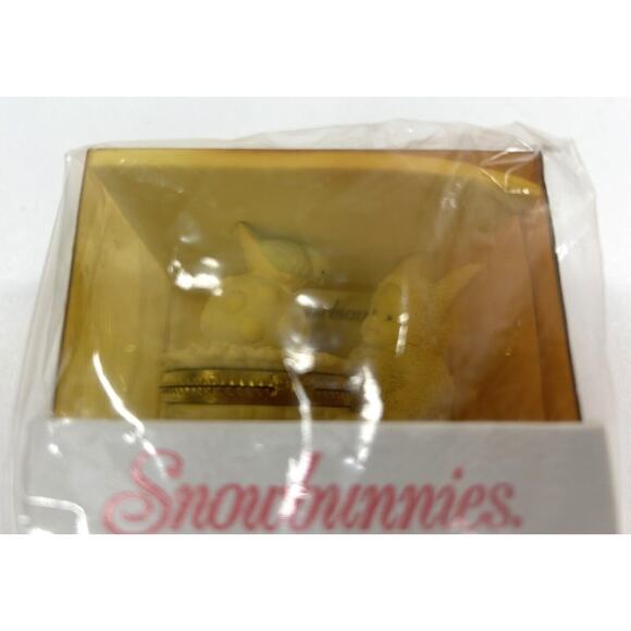 Dept 56 Snowbunnies Happy Easter Bisque Hinged Box Blue bird 26310 New in Box - Picture 1 of 4